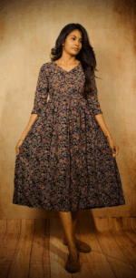 Cotton maxi (Dark blue)