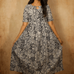 Cotton maxi (Black and white)