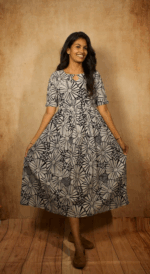 Cotton maxi (Black and white)