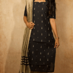 3 pcs Raw Silk (Black)