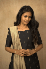 3 pcs Raw Silk (Black) - Image 2