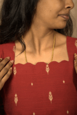 3 pcs Raw Silk(Red) - Image 4