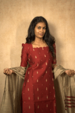 3 pcs Raw Silk(Red) - Image 3